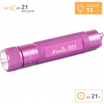 Фонарь FENIX E01 NICHIA WHITE GS